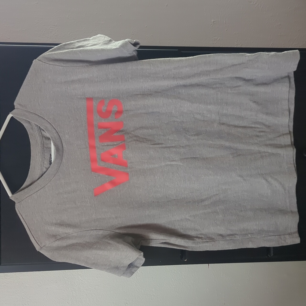 Vans Large Men's Gray Short Sleeve Tee